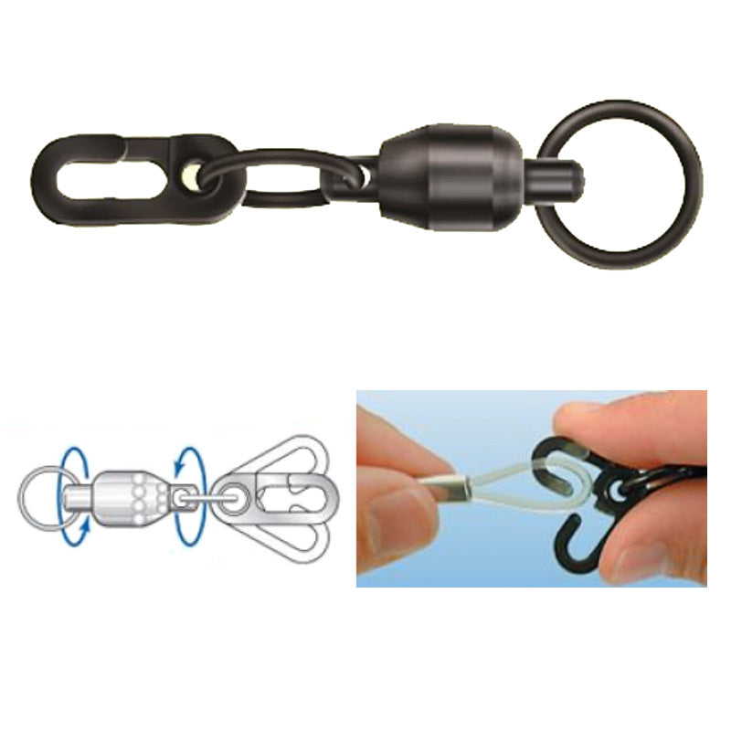 Momoi, Momoi Diamond Escape-Proof Ball Bearing Snap Swivel