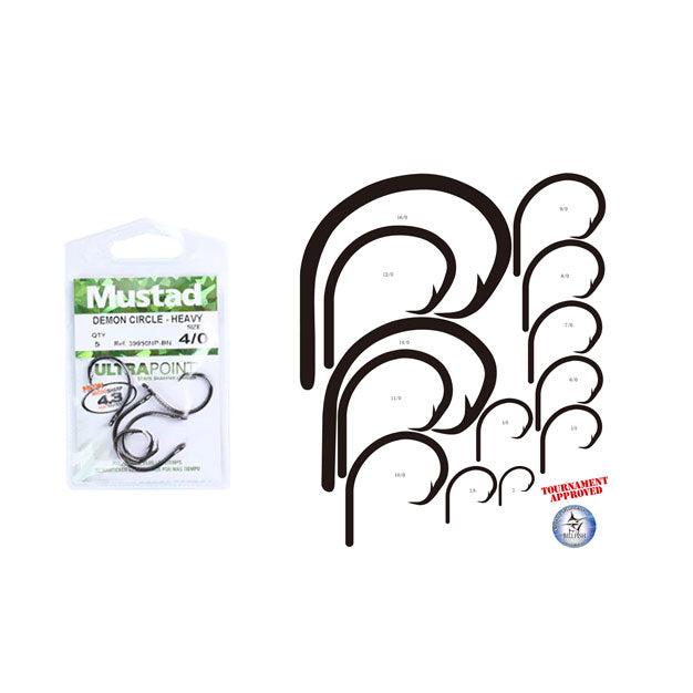 Mustad, Mustad 39950NP-BN Demon Heavy Circle Haken