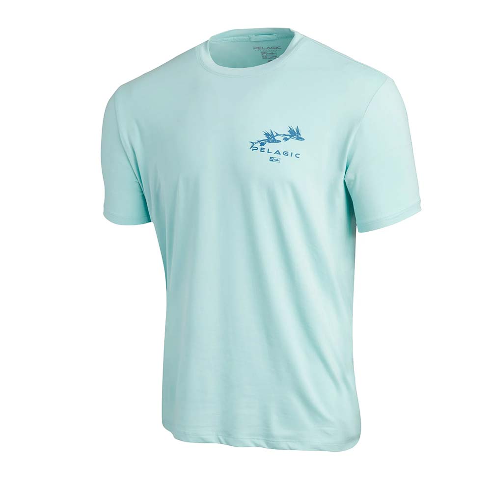 Pelagisch, Pelagic Stratos Gyotaku Marlin Short Sleeve Performance T-Shirt