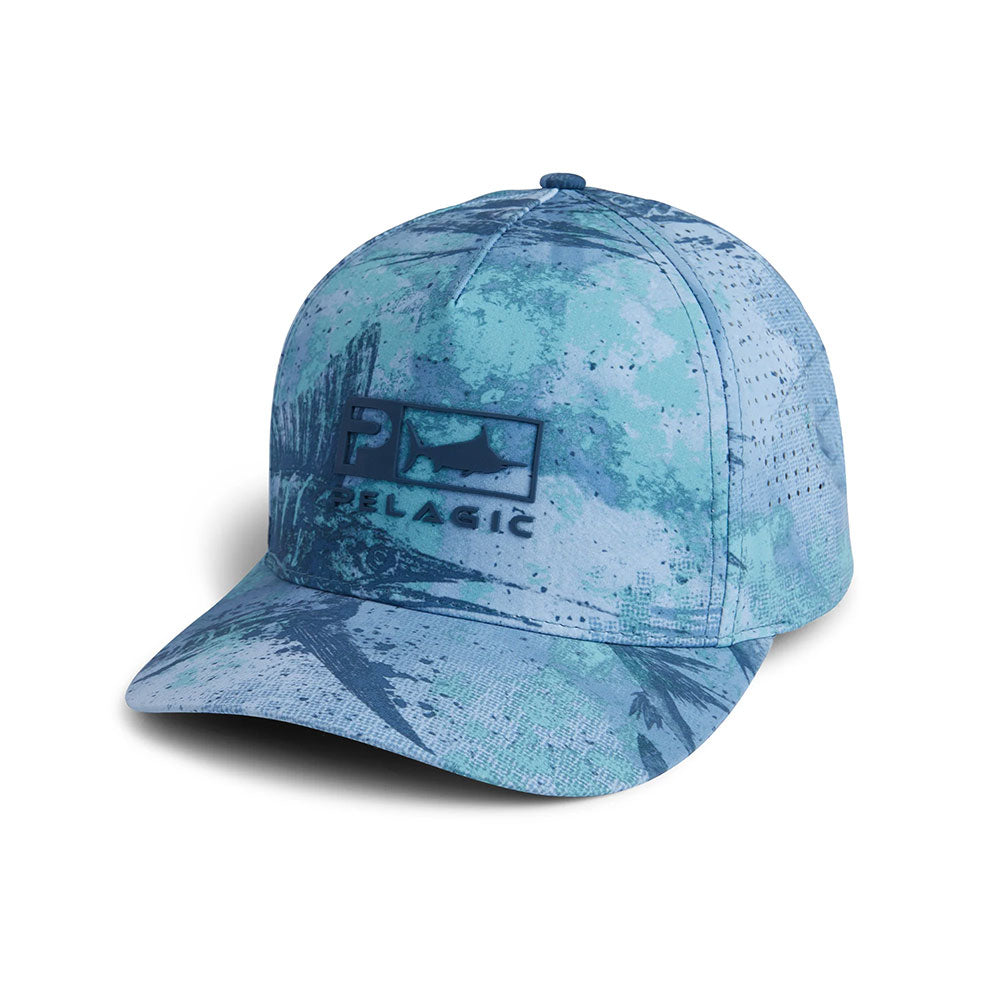 Pelagisch, Pelagic Terminal Gyotaku Leistung Trucker Cap / Hut