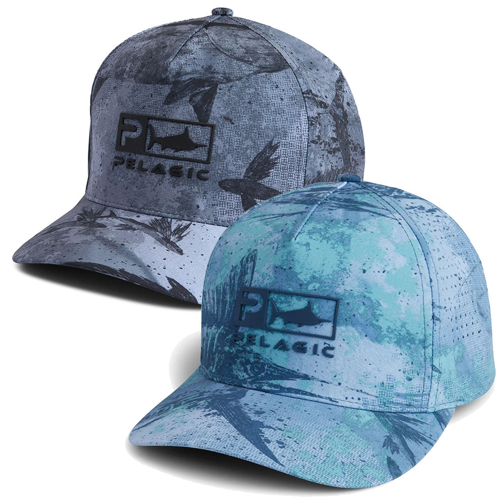 Pelagisch, Pelagic Terminal Gyotaku Leistung Trucker Cap / Hut