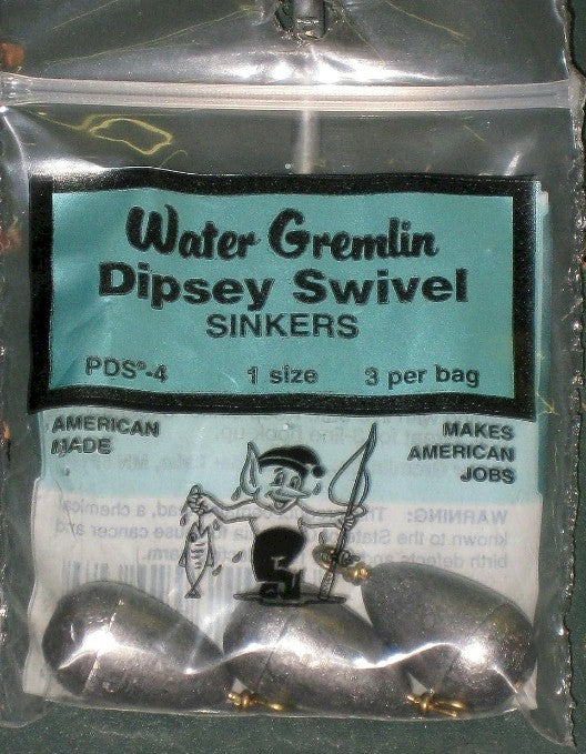 Wasser Gremlin, Wasser Gremlin PDS Dipsey Swivel Lead Sinker